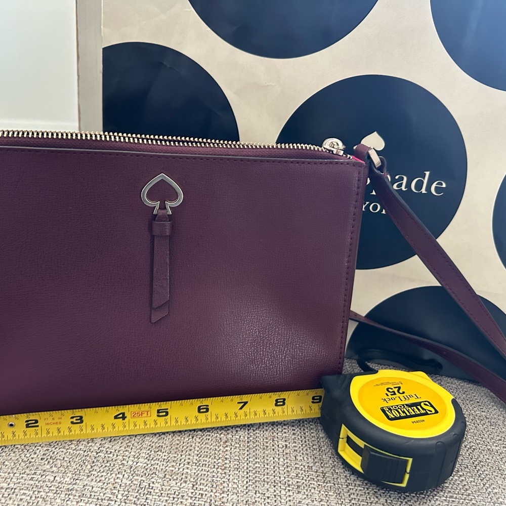 Kate Spade Burgundy Crossbody Bag - Picture 5 of 8